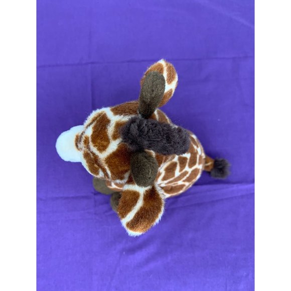 Giraffe 8 inch plush from Go Retail Group Brown Cream with brown feet & mane - Picture 7 of 12